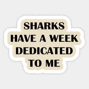 Shark Week Sticker